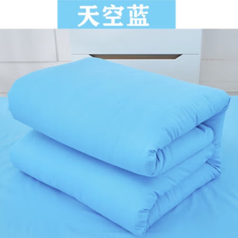 册宣 150×200cm±5cm 防寒保暖棉花被子 天蓝色（床）