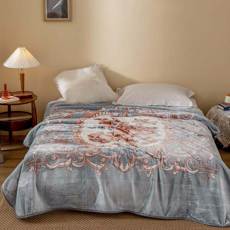 红豆美娜云绒毯200×230cm（单位：床）