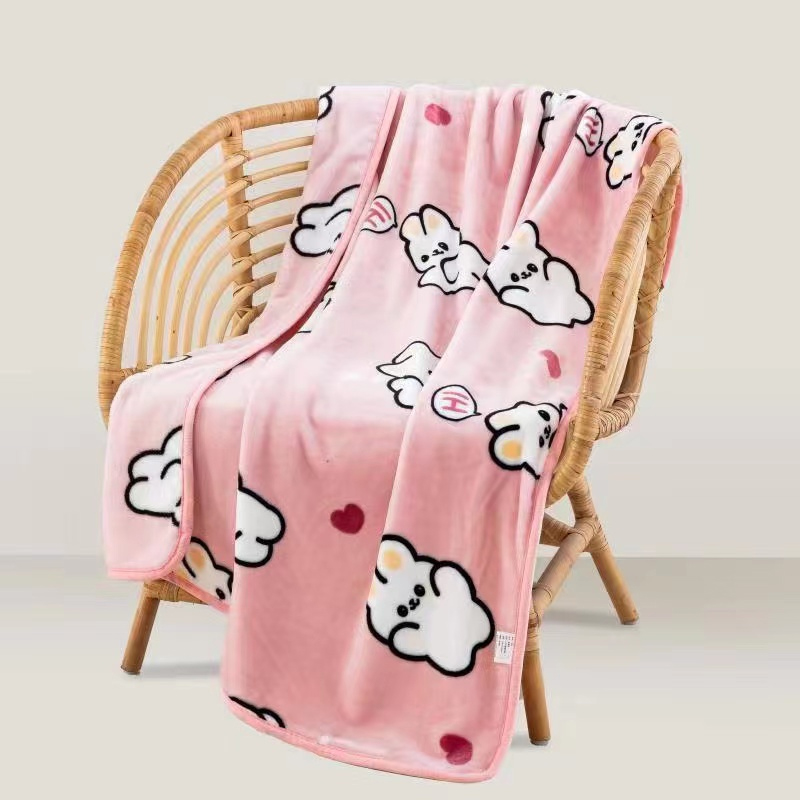 洁丽雅（Grace）精致萌宠披肩毯-粉色毛毯/电热毯（个）