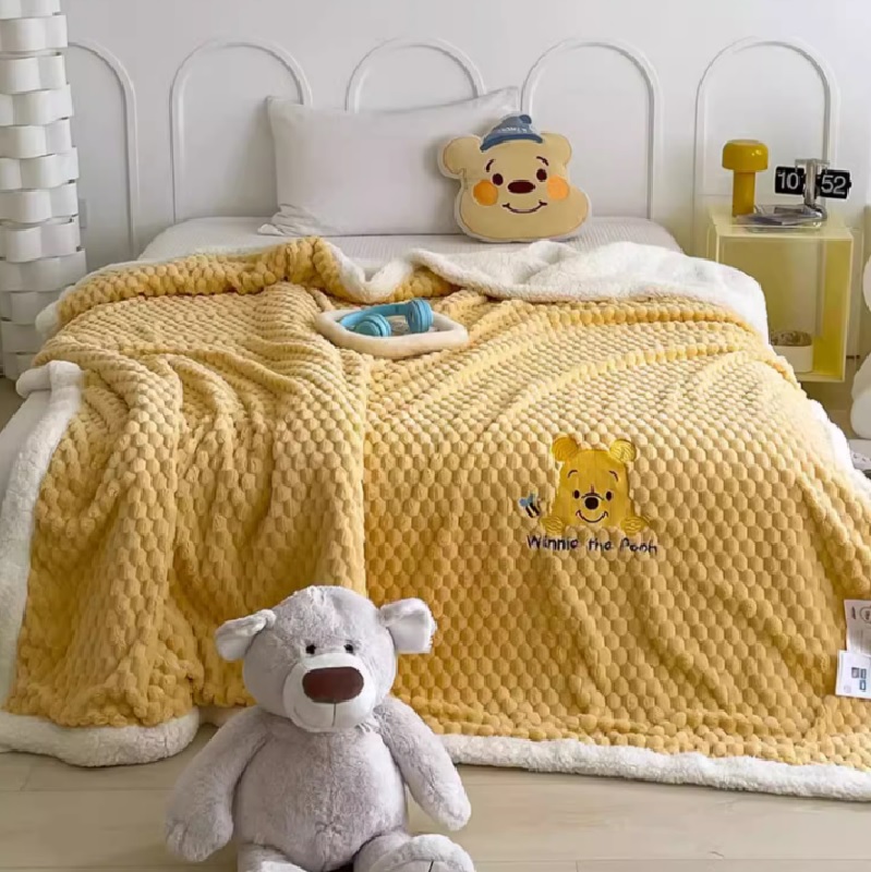 国产 午睡毯子沙发盖毯毛毯加厚冬季珊瑚绒婴儿毯100*150cm(单位：张)