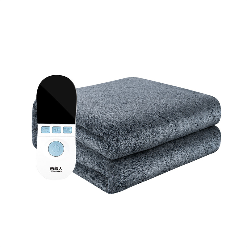 南极人（Nanjiren）QL 水暖毯 160*80cm 阳离子灰色电热毯 (单位：条）