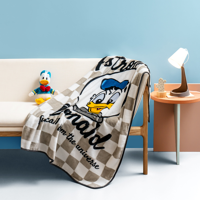 迪士尼（Disney）法兰绒毛毯子办公室午睡毯子婴儿童宝宝云毯GY-100×140-DMT89 太空唐老鸭140*100cm(单位：条)