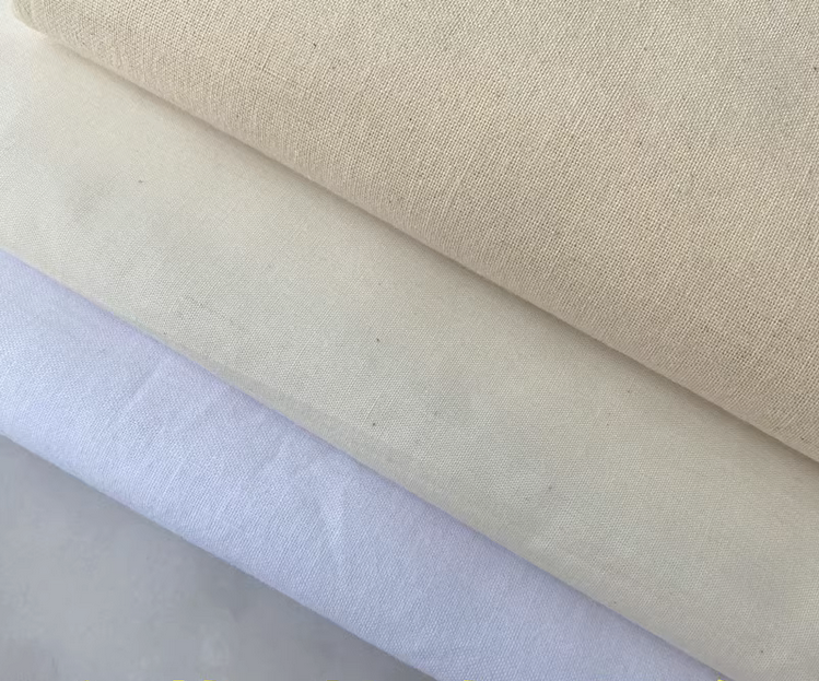 名夏 白布白坯布 涤棉纯棉画布涂鸦服装设计立裁扎染 10米起订 宽0.5（米）