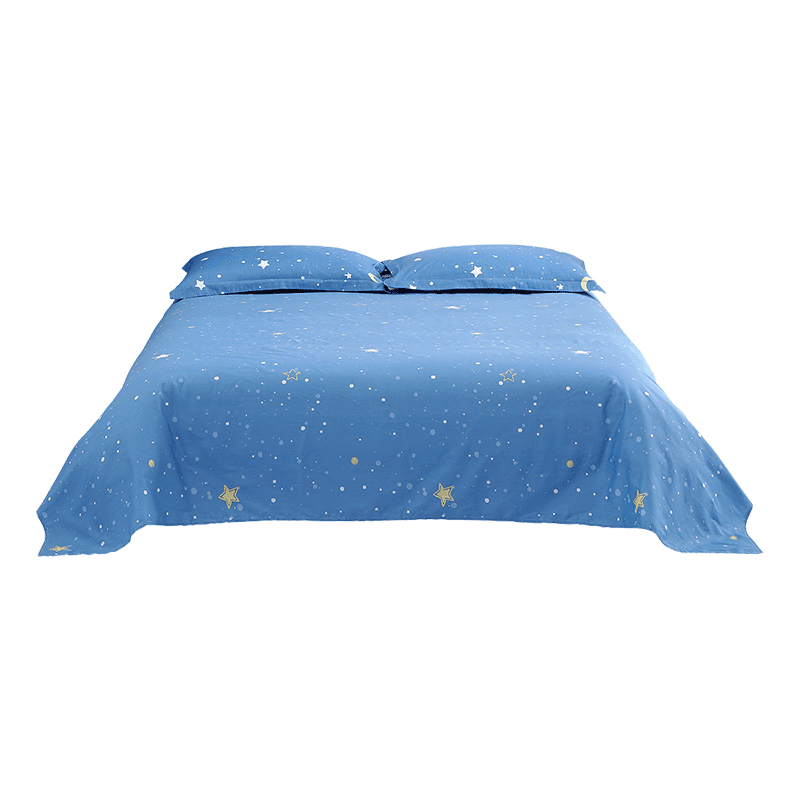 百丽丝水星家纺出品纯棉床单单件宿舍床单双人全棉被单1.8米床(件)