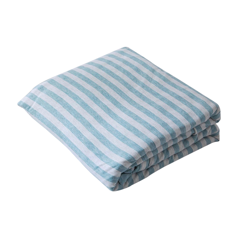 三极户外（Tri-Polar）TP2964日式单人天竺棉被套单件被罩 200*230cm水蓝中条（床）
