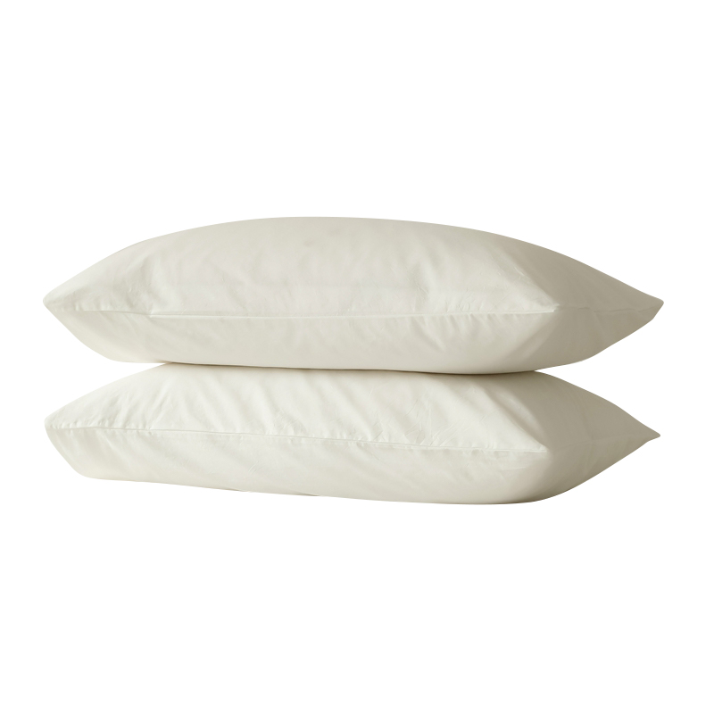 三极户外（Tri-Polar）TP2730全棉色织水洗棉纯色单枕套 48*74cm*2 白色 （张）