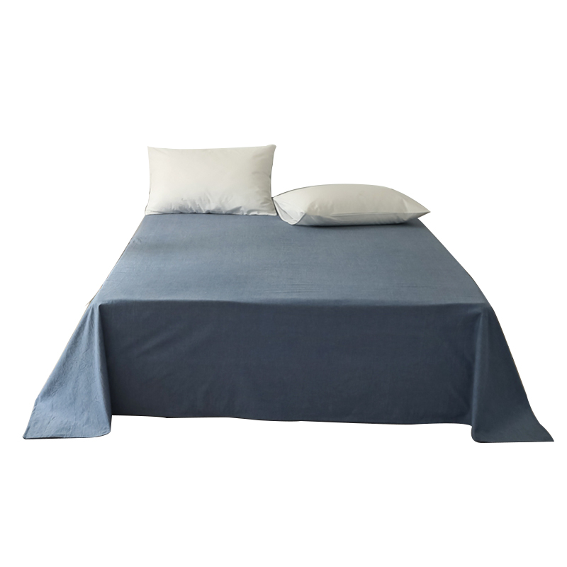 三极户外（Tri-Polar）TP2730全棉色织水洗棉纯色单床单 240*270cm 牛仔蓝（条）