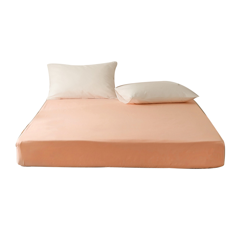 三极户外（Tri-Polar）TP2730全棉色织水洗棉纯色单床笠 150*200cm 粉色（条）