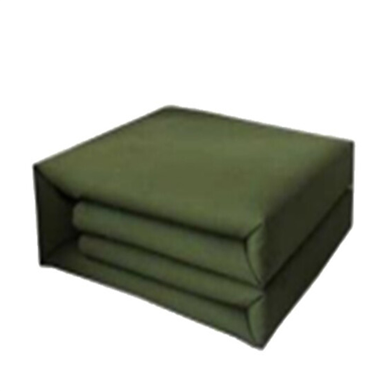 辉煌优品 内务定型被 单人用宿舍单位棉花被子绿色（150*210cm）（条）