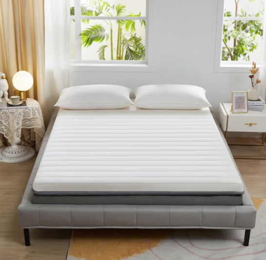 多喜爱（Dohia）床垫床褥 磨毛面料5D网眼可折叠宿舍单人垫被褥子床垫子1.2x2米（床）