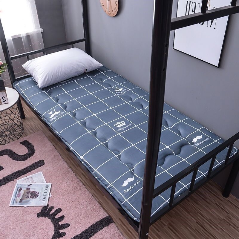仓迪 加厚款6cm 布艺地铺睡垫可折叠床垫可收纳适用单人床上下铺 120*200mm（个）