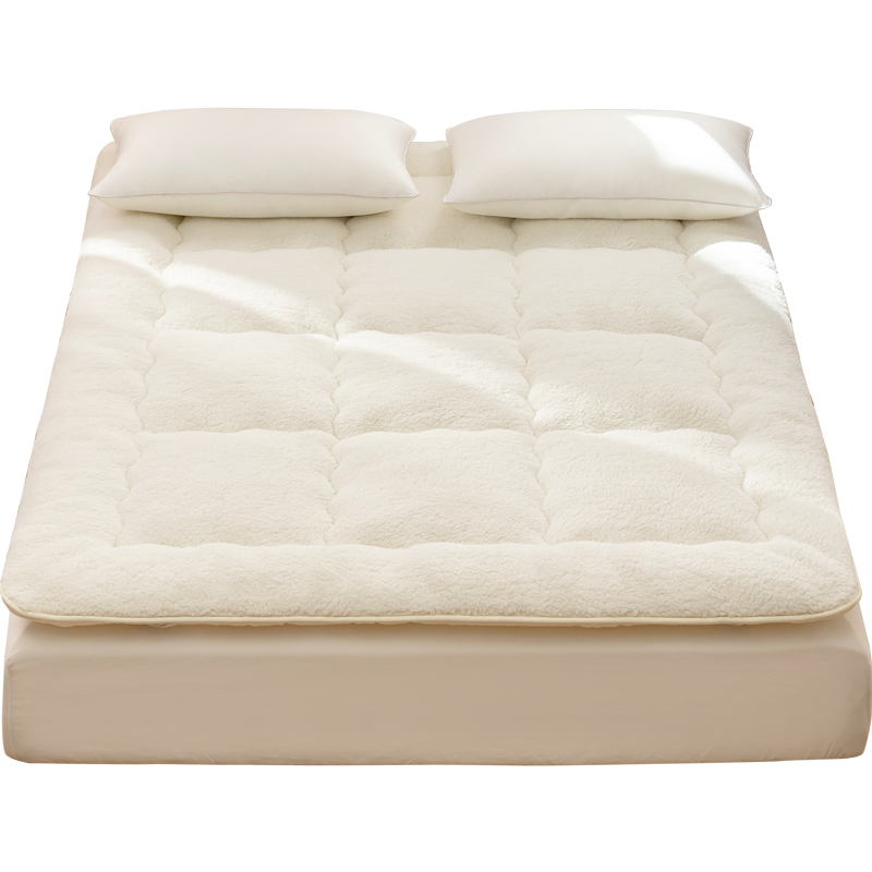 多喜爱 床垫床褥 加厚保暖 可折叠羊羔暖绒软糯床垫 120*195cm(张)