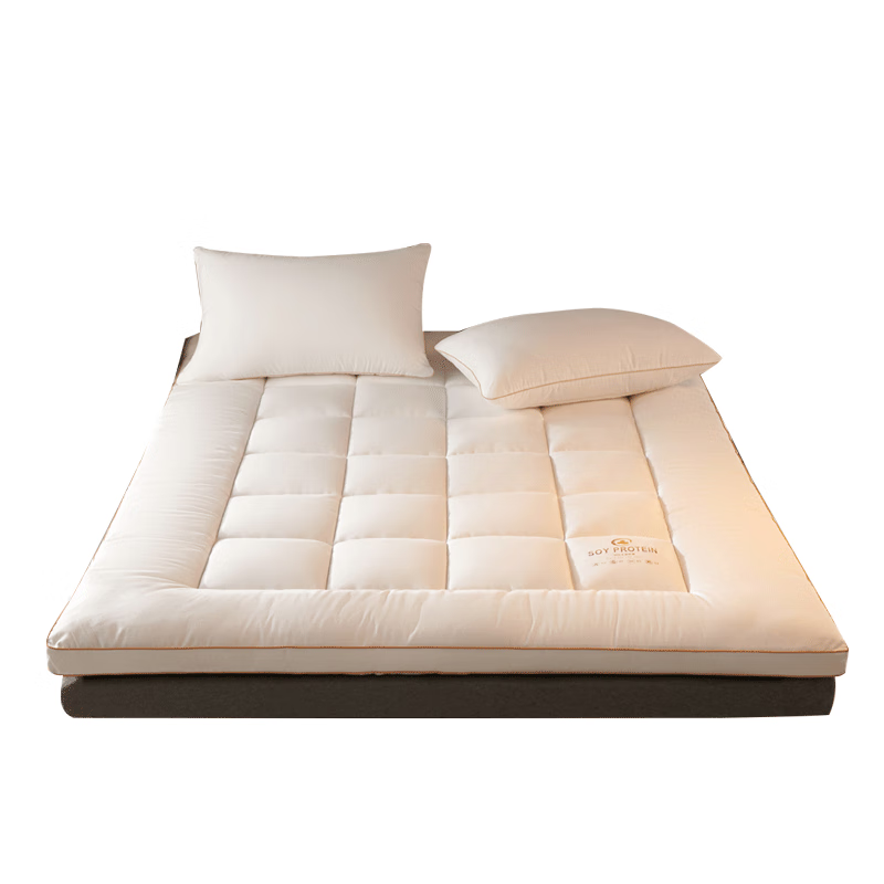 多喜爱床垫床褥 A类酒店风大豆纤维软床垫 绑带防滑垫被1.2米床1.2x2米(条)