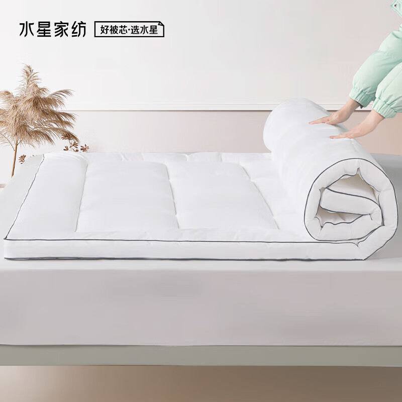水星家纺软床垫1.5米软床褥子薄床垫子榻榻米软床垫保护垫絮垫被弗雷纳(张)