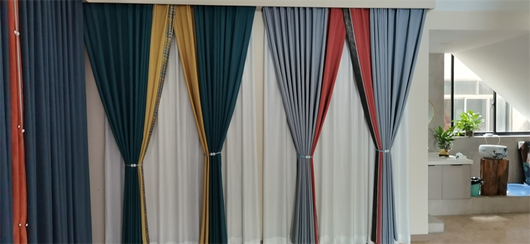 JMHB 窗帘 定制 宽3.4米 高2.75米 雪尼尔+尚美格 双拼 含铝合金罗马杆 混色(套)