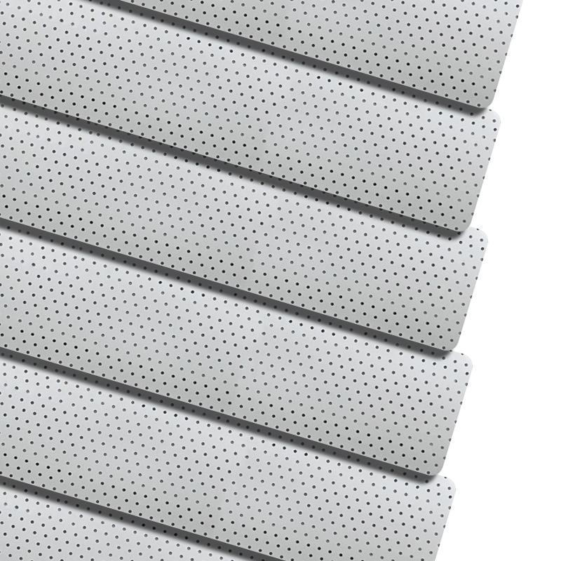 三极户外（Tri-Polar）TP0103免打孔铝合金百叶窗帘卫生间厨房客厅遮阳防水百叶帘 针孔白色0.21mm（平方）