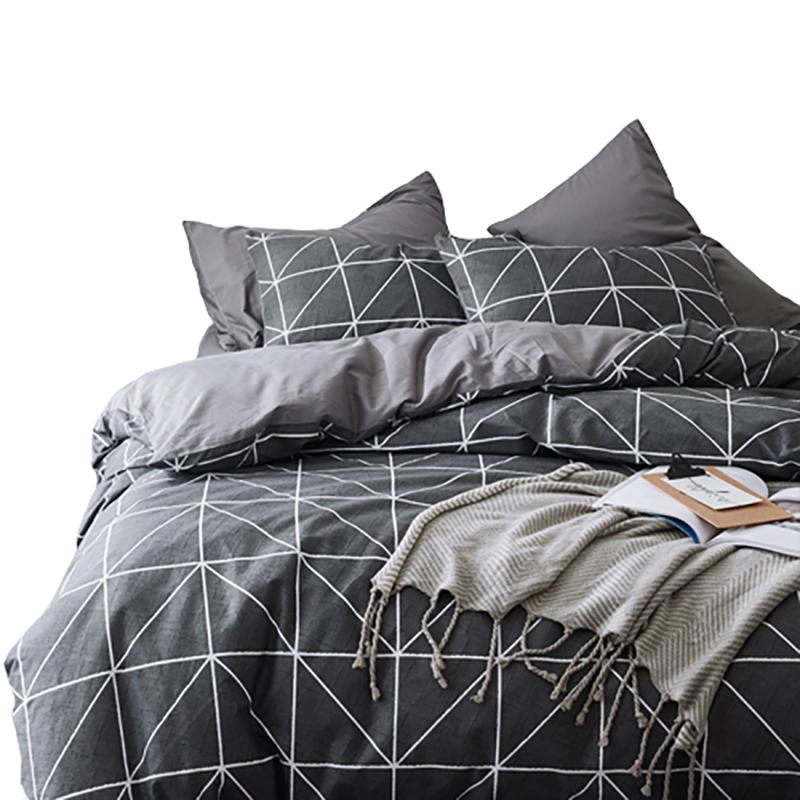 九洲鹿棉床品学生三件套0.9/1.2米床单人床宿舍床单被套枕套3件套（单位：套）