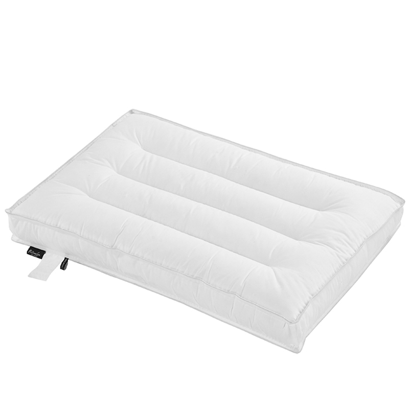 伊伊爱ZX-9QM-001全棉优雅荞麦枕单人枕芯68*42*12cm*1白色（单位：个）