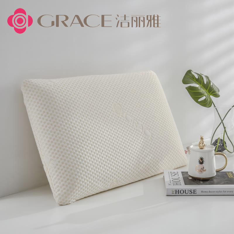 洁丽雅BPCX005乳胶枕面包枕白色60*40*13cm（单位：只）