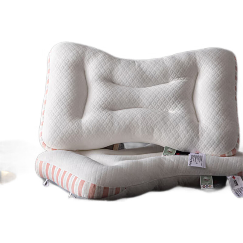 洁丽雅按摩枕枕头芯48*74cm针织棉面料单只装(单位：只）格子灰