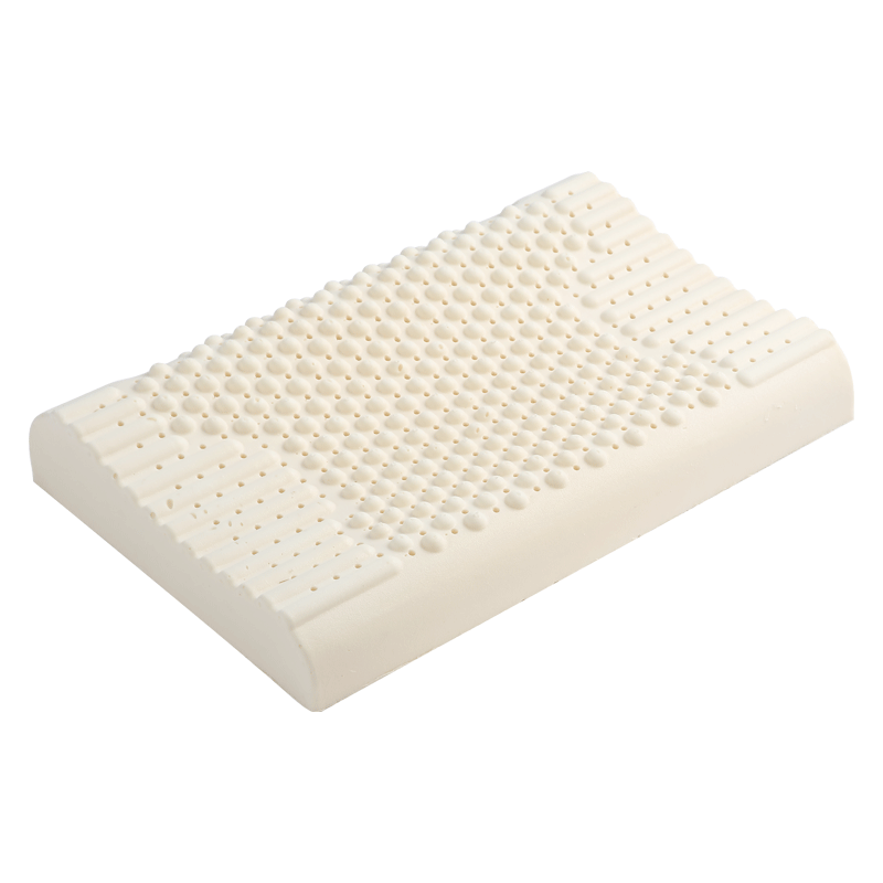 百丽丝 泰国乳胶枕 进口天然乳胶波浪乳胶枕头 按摩颗粒款透气枕芯(个)