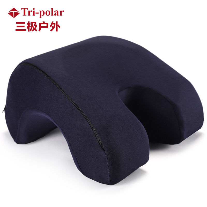 三极户外（Tri-Polar）TP2991记忆棉趴睡枕    27.5*25*13cm 酒红（个）
