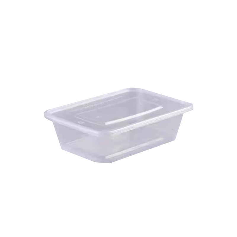 通源 一次性透明快餐盒长方形单格650ml*300套（箱）