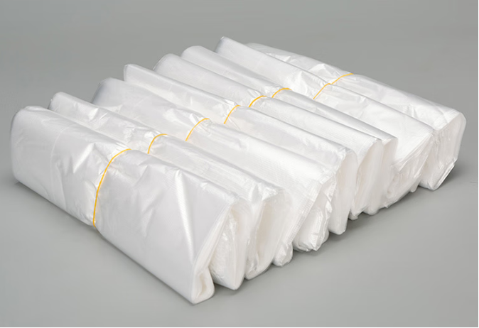 国产 白色塑料食品袋背心式手提透明袋子30cm（捆）