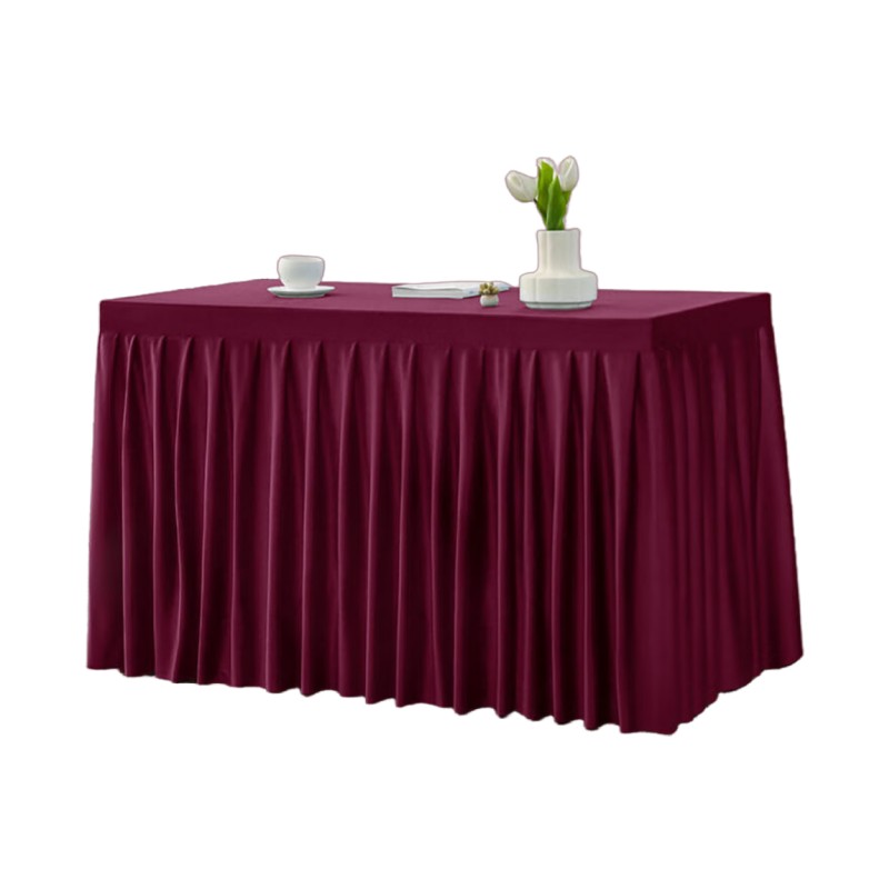EBM 绒布桌套 会议桌布 台布 多色可选，可备注颜色下单（平方米）