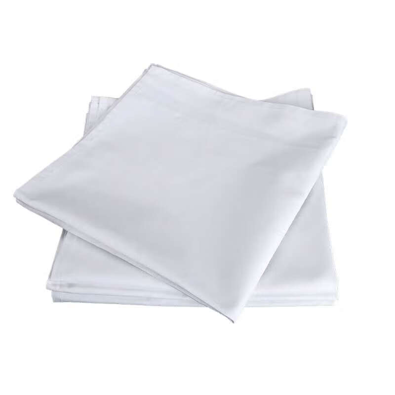 亦木白色棉加厚餐巾折花口布杯布40cm*40cm加厚平纹2条装（单位：组）