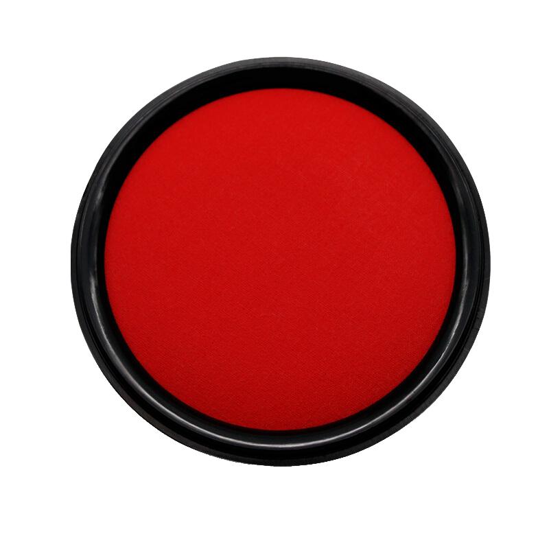 欧标(MATE-1ST) YY06 108mm  圆形 塑壳 快干 印台 (计价单位：个) 红色