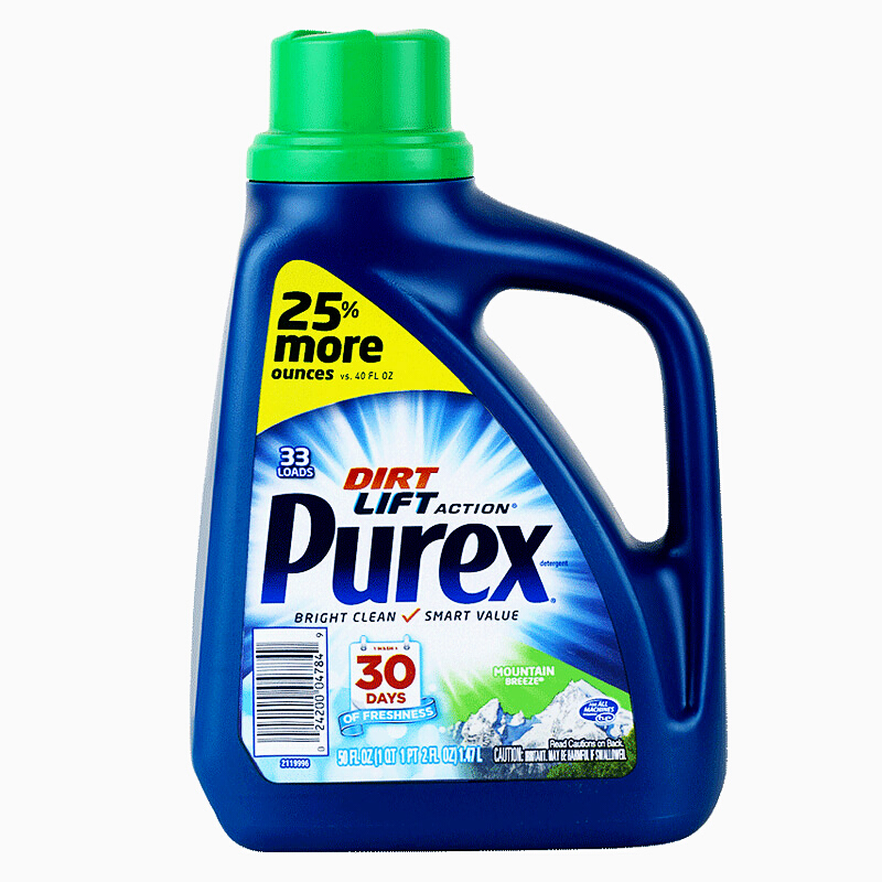 普雷克斯Purex浓缩低泡洗衣液-山野微风1.47L (单位：瓶)
