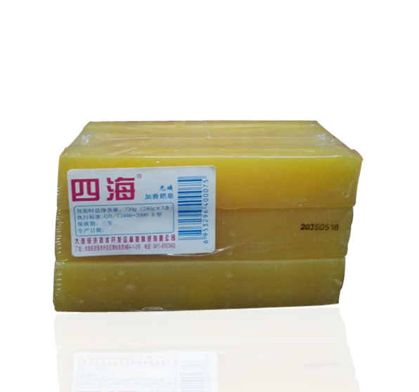 四海 7.3KG 220g*30块整箱 肥皂 不含磷 温和刺激不伤手 去污力强 深黄色 (单位:箱)