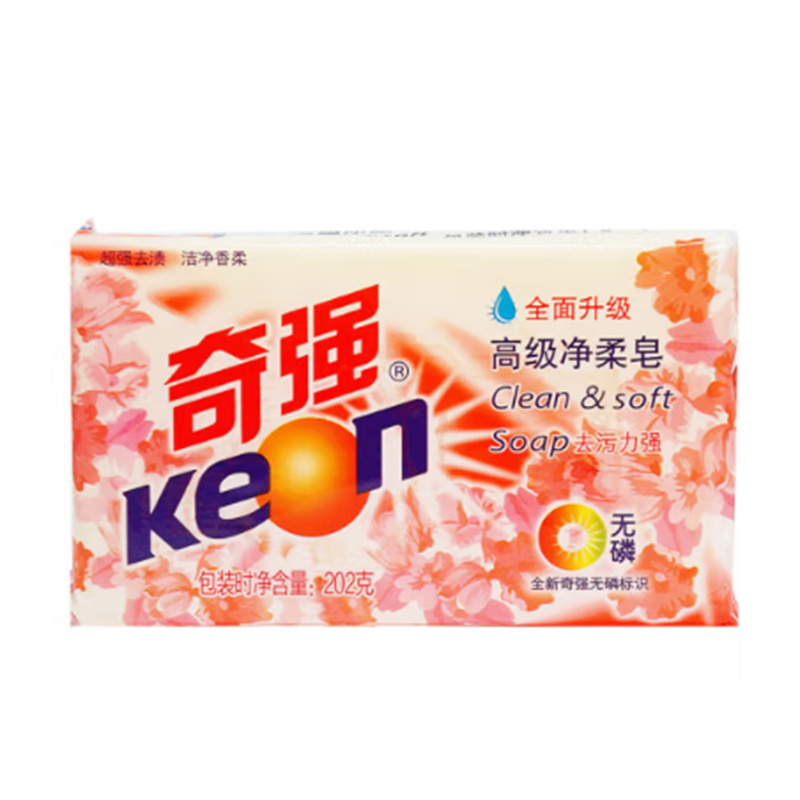 奇强（keon)_202g*4块净柔皂肥皂（单位：包）