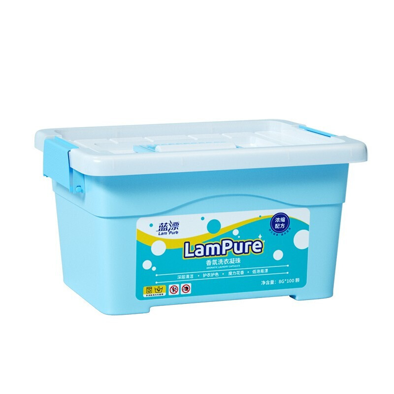 蓝漂（Lam pure）LP-362241洗衣凝珠100颗 蓝色（盒）