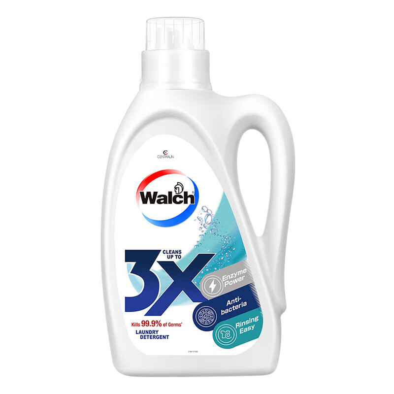 威露士（Walch）3X除菌洗衣液1.6L原味(单位：瓶)