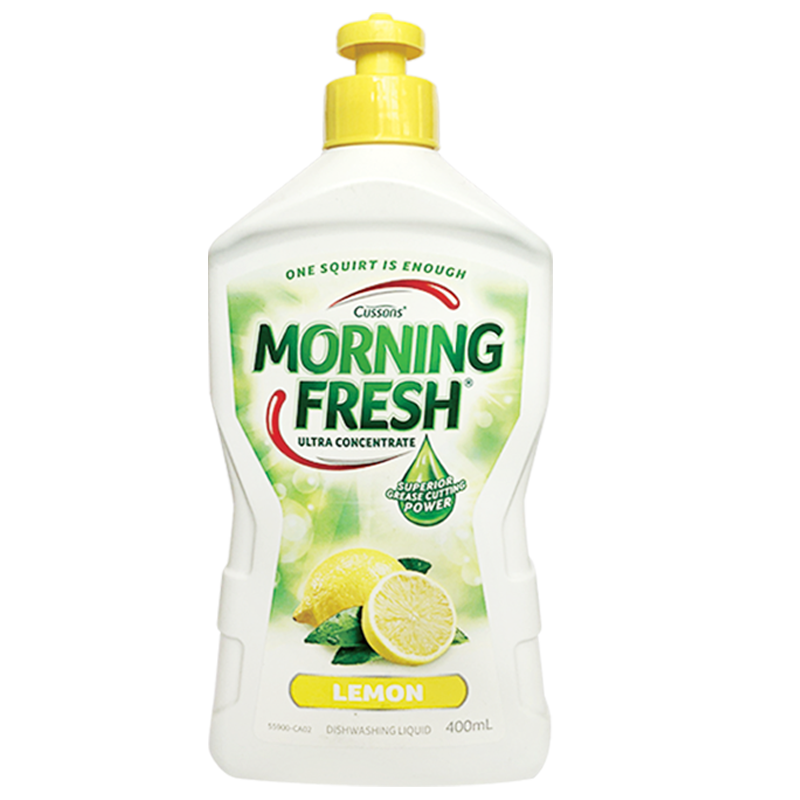 Morning Fresh澳洲进口超浓缩环保安全无残留洗洁精柠檬400ml(瓶)