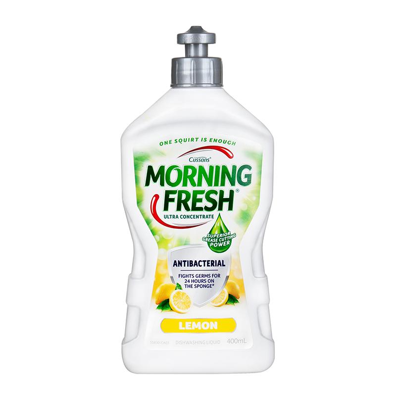 MorningFresh进口超浓缩洗洁精环保安全无残留(瓶)柠檬抗菌400ml