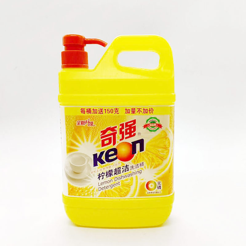 奇强 柠檬超洁洗洁精 1000g 加送150g 无磷（单位：瓶）