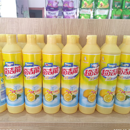 国产超洁能柠檬洗洁精500g（单位：瓶）