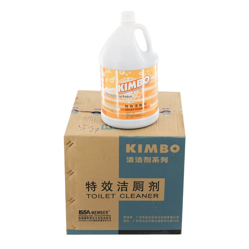 KIMBO 大桶装洁厕剂 洁厕液 洁厕灵 厕所清洁剂 一加仑/3.8L/桶/1箱/4桶（单位：箱）