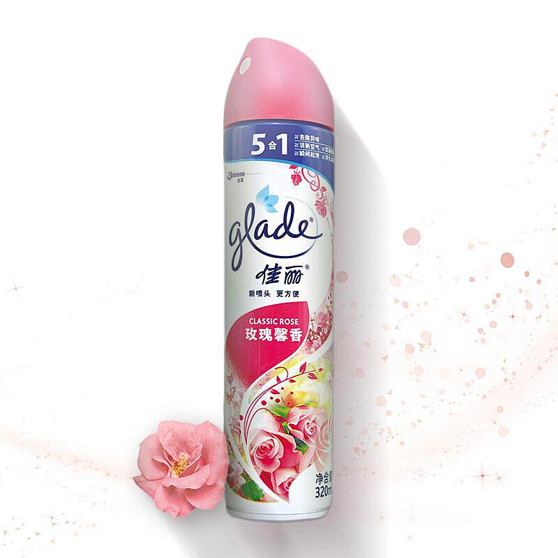 佳丽(Glade) 玫瑰馨香 320ml 空气清新剂(计价单位：瓶)