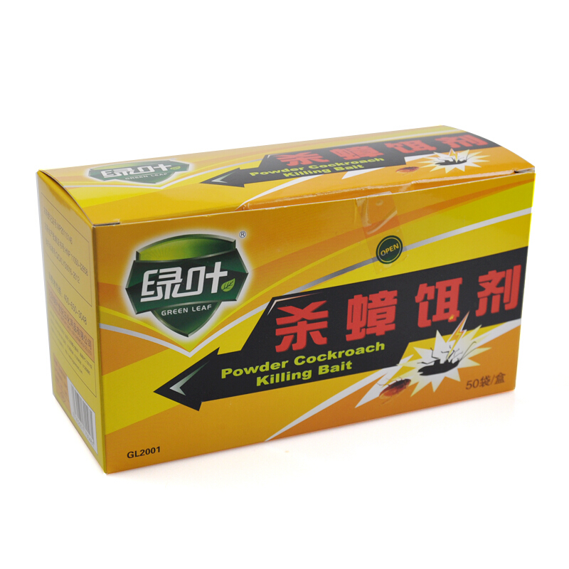 绿叶GL2001-50蟑螂药5g/袋50袋/盒(盒)