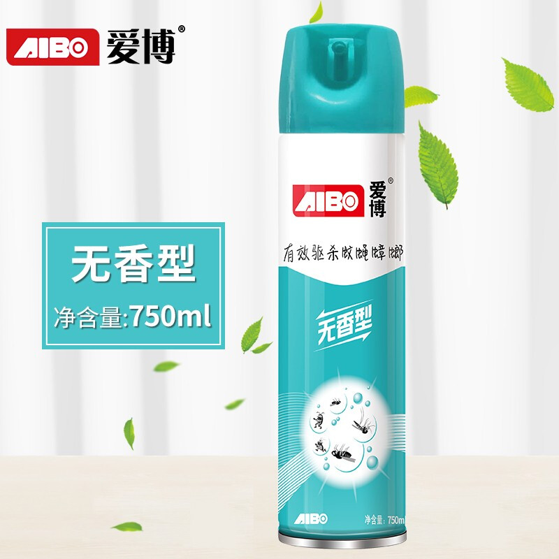 爱博（AIBO)杀虫剂喷雾家用 无味750ml（瓶）