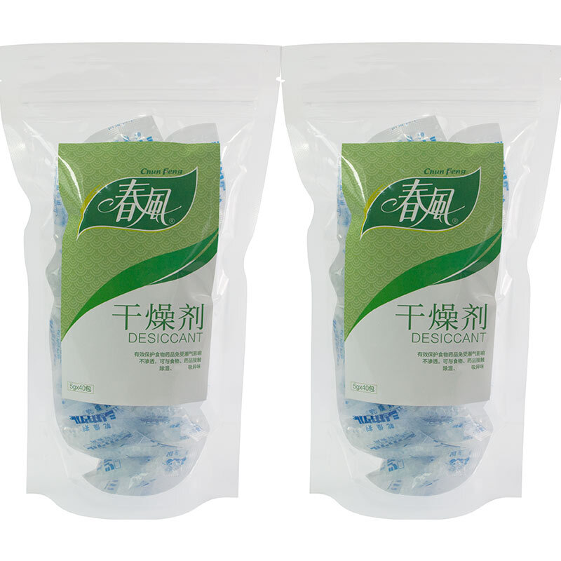 春风 硅胶食品干燥剂（5g*40包）*2袋 （组）