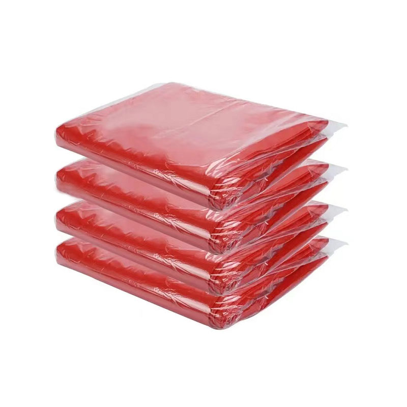 国产工品库商用彩色大号垃圾袋加厚塑料平口袋120*140*50只红色（单位：包）