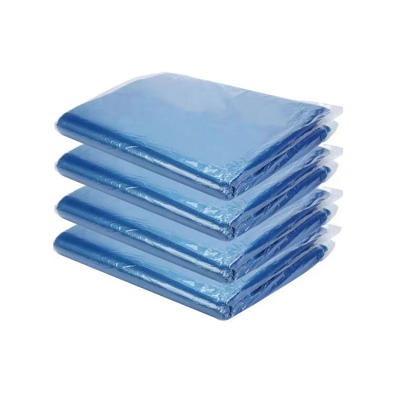 国产工品库商用彩色大号垃圾袋加厚塑料平口袋120*140*50只蓝色（单位：包）