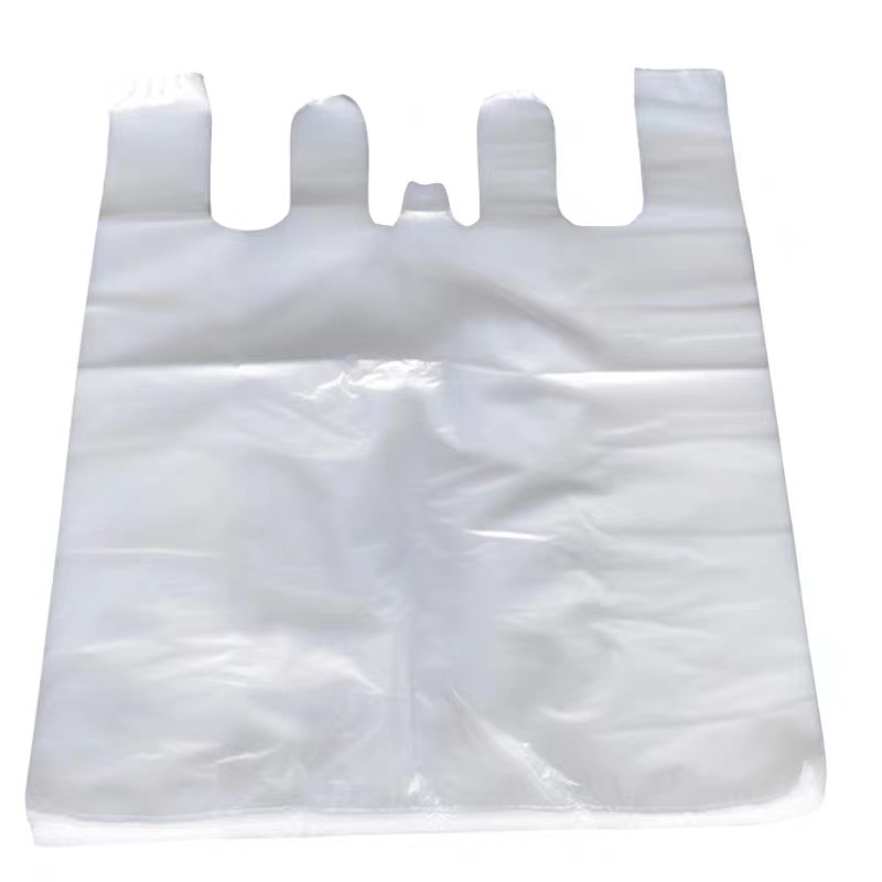 博采55*80cm白色背心式塑料袋垃圾袋50只/包（单位：包）