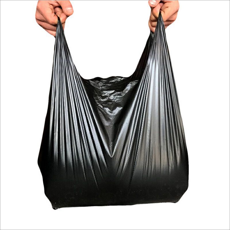 博采60*90cm加厚背心垃圾袋黑色50只/捆 40捆/件（单位：捆）