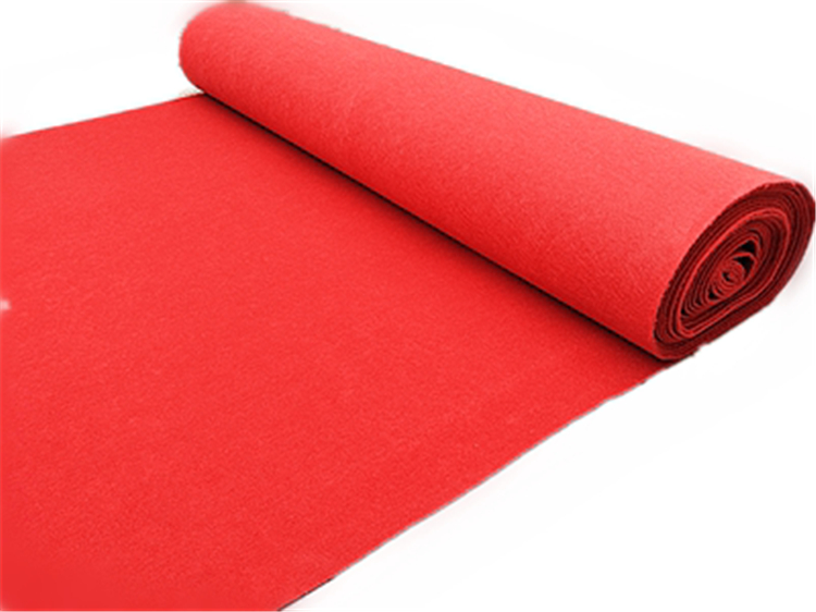 前尚 Q1015 拉绒地毯 2.5mm厚 宽1.5m 拉绒纤维材质 整卷10米 按米销售 红色(米)